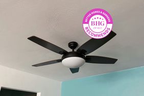 Honeywell Carmel Indoor Ceiling Fan attached to a ceiling 