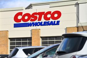 Costco storefront from parking lot