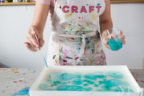 craft featuring paint and water