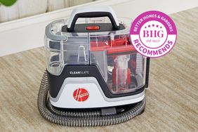 The Hoover CleanSlate XL Deep Clean Spot Cleaner on a patterned rug