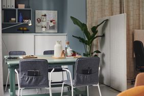 IKEA office furniture table and chairs