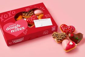 Valentine's Day Krispy Kreme donuts box