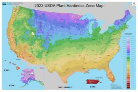 2023 USDA plant hardiness zone map