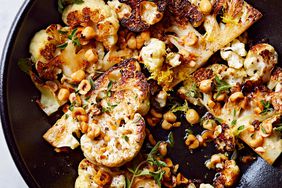 Cauliflower Steaks with Hazelnuts & Browned Butter