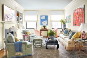 Fraise home tour living room with eclectic furniture 