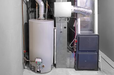 water heater in basement