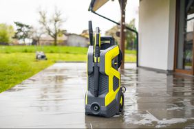 pressure washer or power washer on patio