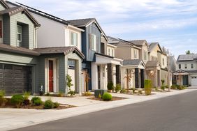 voluntary HOAs for homes in suburban neighborhood