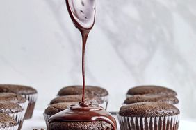 Gluten-Free Chocolate Cupcakes with spoon