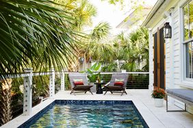 home with outdoor pool on deck