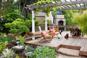 outdoor kitchen and entertaining