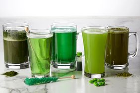 DIY green beer with various mix-ins