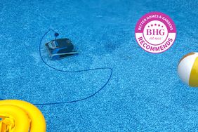 Dolphin Explorer E50 Robotic Pool Cleaner in pool