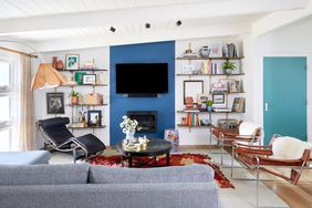 vintage eclectic design living room