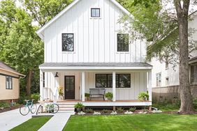 white home exterior