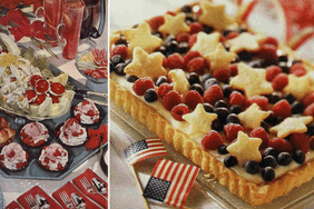 red white and blue food